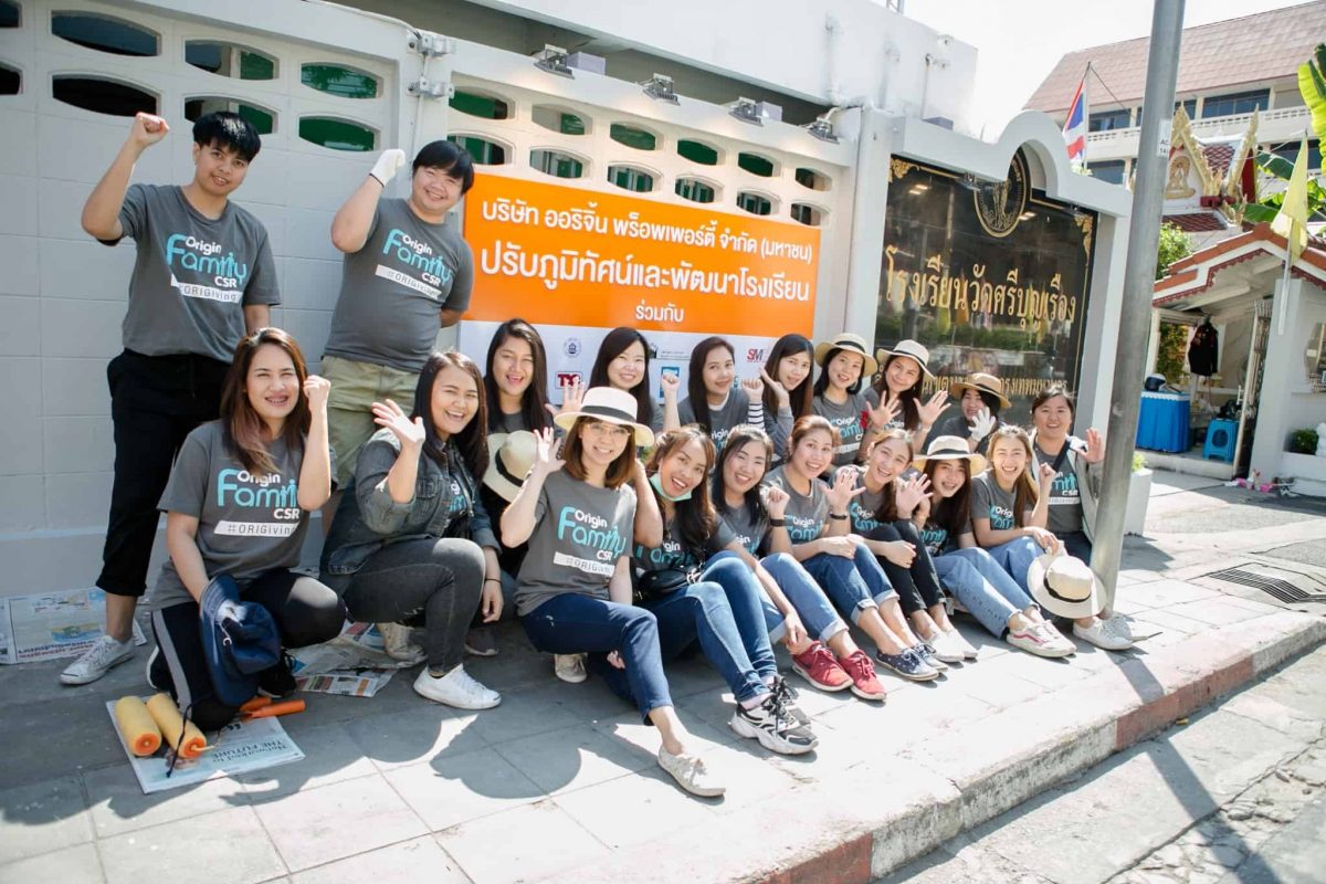 กิจกรรม ออริจิ้นฯ สานฝันพัฒนาโรงเรียนเพื่อน้อง ครั้งที่ 5