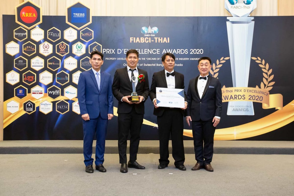 “ออริจิ้น อีอีซี คว้ารางวัล “FIABCI - Thai Prix D' Excellence Awards 2020”