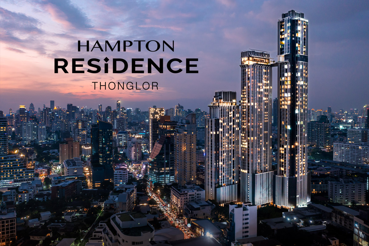 คอนโดน่าลงทุน Hampton Residence Thonglor